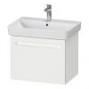 Duravit No.1 650mm White Matt 1-Drawer Wall Mounted Vanity Unit with Basin -Wall Hung Vanity Units Shop N650WHI P