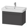 Duravit No.1 800mm Graphite Matt 1-Drawer Wall Mounted Vanity Unit with Basin 2 Duravit No.1 800mm Graphite Matt 1-Drawer Wall Mounted Vanity Unit with Basin -Wall Hung Vanity Units Shop N800GRA P
