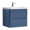 Nuie Elbe Satin Blue 600mm Wall Hung 2-Drawer Vanity Unit - PAR302A 1 Nuie Elbe Satin Blue 600mm Wall Hung 2-Drawer Vanity Unit - PAR302A -Wall Hung Vanity Units Shop PAR302A P