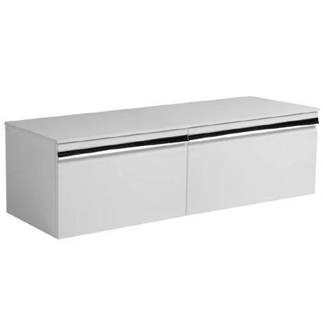 Roper Rhodes Pursuit Wall Hung Countertop Vanity Unit - Gloss White - 1200mm Solid Worktop 3 Roper Rhodes Pursuit Wall Hung Countertop Vanity Unit - Gloss White - 1200mm Solid Worktop