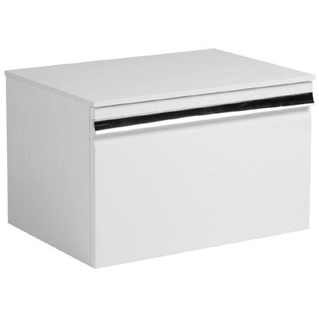 Roper Rhodes Pursuit Wall Hung Countertop Vanity Unit - Gloss White - 600mm Solid Worktop 3 Roper Rhodes Pursuit Wall Hung Countertop Vanity Unit - Gloss White - 600mm Solid Worktop