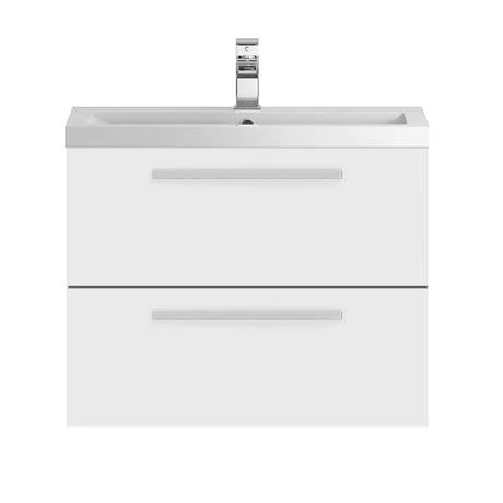 Hudson Reed 720mm Gloss White Modular Basin Vanity Unit 4 Hudson Reed 720mm Gloss White Modular Basin Vanity Unit - Image 2