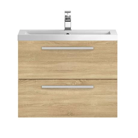 Hudson Reed 720mm Natural Oak Modular Basin Vanity Unit 4 Hudson Reed 720mm Natural Oak Modular Basin Vanity Unit - Image 2