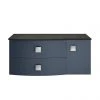 Hudson Reed Sarenna Wall Hung Countertop Vanity Unit - Mineral Blue - 1000mm with Black Marble Top 1 Hudson Reed Sarenna Wall Hung Countertop Vanity Unit - Mineral Blue - 1000mm with Black Marble Top -Wall Hung Vanity Units Shop SAR304L P