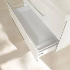 Villeroy and Boch Avento Crystal White 1000mm Wall Hung 2-Drawer Double Vanity Unit 13 Villeroy and Boch Avento Crystal White 1000mm Wall Hung 2-Drawer Double Vanity Unit -Wall Hung Vanity Units Shop SAVE01B401 D5 460