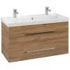 Villeroy and Boch Avento Oak Kansas 1000mm Wall Hung 2-Drawer Double Vanity Unit 2 Villeroy and Boch Avento Oak Kansas 1000mm Wall Hung 2-Drawer Double Vanity Unit -Wall Hung Vanity Units Shop SAVE01RH01 P