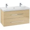 Villeroy and Boch Avento Nordic Oak 1000mm Wall Hung 2-Drawer Double Vanity Unit 1 Villeroy and Boch Avento Nordic Oak 1000mm Wall Hung 2-Drawer Double Vanity Unit -Wall Hung Vanity Units Shop SAVE01VJ01 P