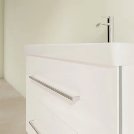Villeroy and Boch Avento Wall Hung Vanity Unit 800mm - Crystal White - SAVE05B401 7 Villeroy and Boch Avento Wall Hung Vanity Unit 800mm - Crystal White - SAVE05B401 - Image 5