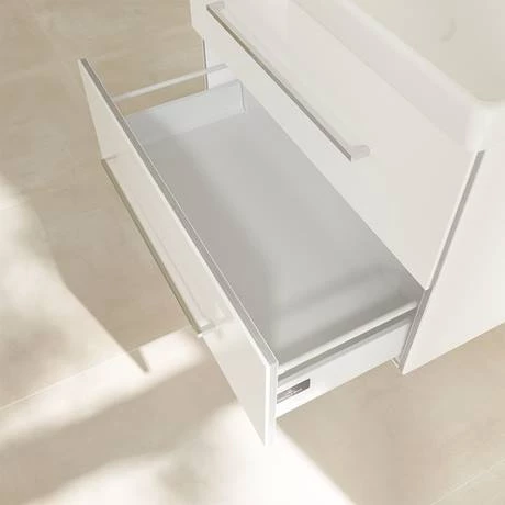 Villeroy and Boch Avento Wall Hung Vanity Unit 800mm - Crystal White - SAVE05B401 8 Villeroy and Boch Avento Wall Hung Vanity Unit 800mm - Crystal White - SAVE05B401 - Image 6