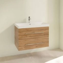 Villeroy and Boch Avento Oak Kansas 800mm Wall Hung 2-Drawer Vanity Unit 9 Villeroy and Boch Avento Oak Kansas 800mm Wall Hung 2-Drawer Vanity Unit -Wall Hung Vanity Units Shop SAVE05RH01 D1 460