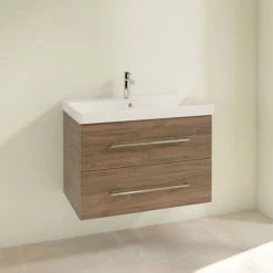 Villeroy and Boch Avento Arizona Oak 800mm Wall Hung 2-Drawer Vanity Unit 9 Villeroy and Boch Avento Arizona Oak 800mm Wall Hung 2-Drawer Vanity Unit -Wall Hung Vanity Units Shop SAVE05VH01 D1 460