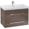 Villeroy and Boch Avento Arizona Oak 800mm Wall Hung 2-Drawer Vanity Unit 2 Villeroy and Boch Avento Arizona Oak 800mm Wall Hung 2-Drawer Vanity Unit -Wall Hung Vanity Units Shop SAVE05VH01 P
