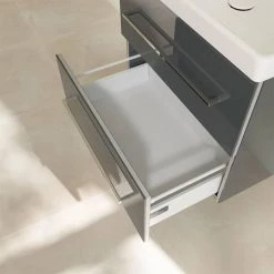 Villeroy and Boch Avento Crystal Grey 650mm Wall Hung 2-Drawer Vanity Unit 13 Villeroy and Boch Avento Crystal Grey 650mm Wall Hung 2-Drawer Vanity Unit -Wall Hung Vanity Units Shop SAVE07B101 D6 460