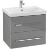 Villeroy and Boch Avento Crystal Grey 650mm Wall Hung 2-Drawer Vanity Unit 2 Villeroy and Boch Avento Crystal Grey 650mm Wall Hung 2-Drawer Vanity Unit -Wall Hung Vanity Units Shop SAVE07B101 P