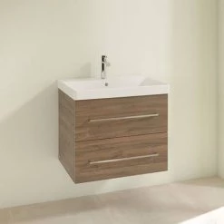 Villeroy and Boch Avento Arizona Oak 650mm Wall Hung 2-Drawer Vanity Unit 9 Villeroy and Boch Avento Arizona Oak 650mm Wall Hung 2-Drawer Vanity Unit -Wall Hung Vanity Units Shop SAVE07VH01 D1 460