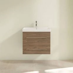 Villeroy and Boch Avento Arizona Oak 650mm Wall Hung 2-Drawer Vanity Unit 10 Villeroy and Boch Avento Arizona Oak 650mm Wall Hung 2-Drawer Vanity Unit -Wall Hung Vanity Units Shop SAVE07VH01 D2 460