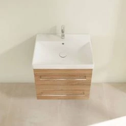 Villeroy and Boch Avento Oak Kansas 600mm Wall Hung 2-Drawer Vanity Unit 11 Villeroy and Boch Avento Oak Kansas 600mm Wall Hung 2-Drawer Vanity Unit -Wall Hung Vanity Units Shop SAVE09RH01 D3 460