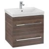 Villeroy and Boch Avento Arizona Oak 600mm Wall Hung 2-Drawer Vanity Unit