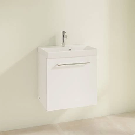 Villeroy and Boch Avento Wall Hung Vanity Unit 530mm - Crystal White - SAVEB401 4 Villeroy and Boch Avento Wall Hung Vanity Unit 530mm - Crystal White - SAVEB401 - Image 2
