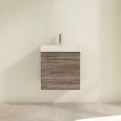 Villeroy and Boch Avento Stone Oak 550mm Wall Hung 1-Door Vanity Unit 9 Villeroy and Boch Avento Stone Oak 550mm Wall Hung 1-Door Vanity Unit -Wall Hung Vanity Units Shop SAVE11RK01 D2 460