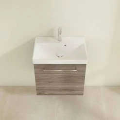 Villeroy and Boch Avento Stone Oak 550mm Wall Hung 1-Door Vanity Unit 10 Villeroy and Boch Avento Stone Oak 550mm Wall Hung 1-Door Vanity Unit -Wall Hung Vanity Units Shop SAVE11RK01 D3 460