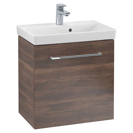 Villeroy and Boch Avento Arizona Oak 550mm Wall Hung 1-Door Vanity Unit 3 Villeroy and Boch Avento Arizona Oak 550mm Wall Hung 1-Door Vanity Unit