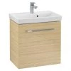 Villeroy and Boch Avento Nordic Oak 550mm Wall Hung 1-Door Vanity Unit -Wall Hung Vanity Units Shop SAVE11VJ01 P