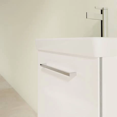 Villeroy and Boch Avento Crystal White 450mm Wall Hung 1-Door Vanity Unit 7 Villeroy and Boch Avento Crystal White 450mm Wall Hung 1-Door Vanity Unit - Image 5