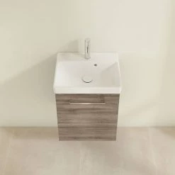 Villeroy and Boch Avento Stone Oak 450mm Wall Hung 1-Door Vanity Unit 11 Villeroy and Boch Avento Stone Oak 450mm Wall Hung 1-Door Vanity Unit -Wall Hung Vanity Units Shop SAVE15RK01 D3 460