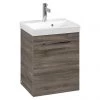 Villeroy and Boch Avento Stone Oak 450mm Wall Hung 1-Door Vanity Unit -Wall Hung Vanity Units Shop SAVE15RK01 P
