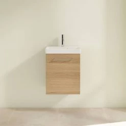 Villeroy and Boch Avento Nordic Oak 450mm Wall Hung 1-Door Vanity Unit 9 Villeroy and Boch Avento Nordic Oak 450mm Wall Hung 1-Door Vanity Unit -Wall Hung Vanity Units Shop SAVE15VJ01 D2 460