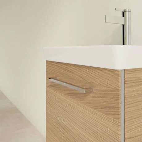 Villeroy and Boch Avento Nordic Oak 450mm Wall Hung 1-Door Vanity Unit 7 Villeroy and Boch Avento Nordic Oak 450mm Wall Hung 1-Door Vanity Unit - Image 5