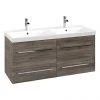 Villeroy and Boch Avento Stone Oak 1200mm Wall Hung 4-Drawer Double Vanity Unit 1 Villeroy and Boch Avento Stone Oak 1200mm Wall Hung 4-Drawer Double Vanity Unit -Wall Hung Vanity Units Shop SAVE29RK01 P