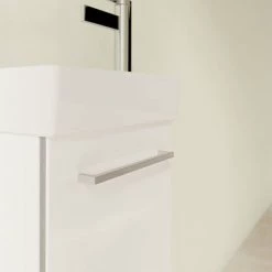 Villeroy and Boch Avento Crystal White 360mm Wall Hung Vanity Unit with Left Bowl Basin 11 Villeroy and Boch Avento Crystal White 360mm Wall Hung Vanity Unit with Left Bowl Basin -Wall Hung Vanity Units Shop SAVE31B401 D4 460