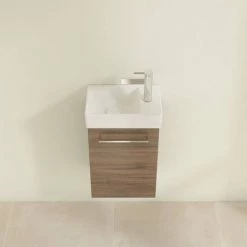 Villeroy and Boch Avento Arizona Oak 360mm Wall Hung Vanity Unit with Left Bowl Basin 10 Villeroy and Boch Avento Arizona Oak 360mm Wall Hung Vanity Unit with Left Bowl Basin -Wall Hung Vanity Units Shop SAVE31VH01 D3 460