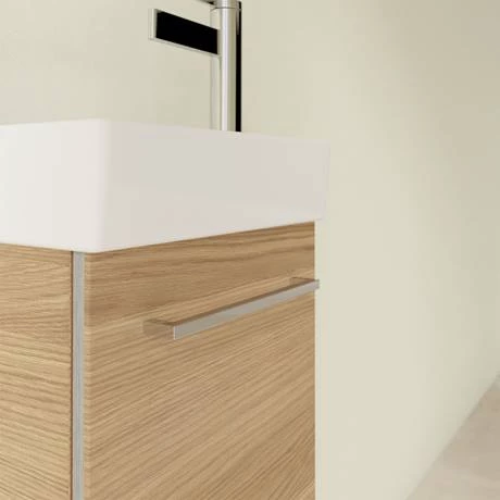 Villeroy and Boch Avento Nordic Oak 360mm Wall Hung Vanity Unit with Left Bowl Basin 7 Villeroy and Boch Avento Nordic Oak 360mm Wall Hung Vanity Unit with Left Bowl Basin - Image 5