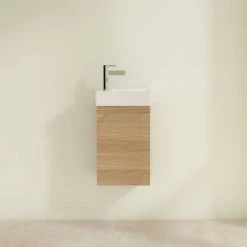 Villeroy and Boch Avento Nordic Oak 360mm Wall Hung Vanity Unit with Right Bowl Basin 9 Villeroy and Boch Avento Nordic Oak 360mm Wall Hung Vanity Unit with Right Bowl Basin -Wall Hung Vanity Units Shop SAVE32VJ01 D2 460
