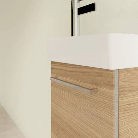 Villeroy and Boch Avento Nordic Oak 360mm Wall Hung Vanity Unit with Right Bowl Basin 7 Villeroy and Boch Avento Nordic Oak 360mm Wall Hung Vanity Unit with Right Bowl Basin - Image 5