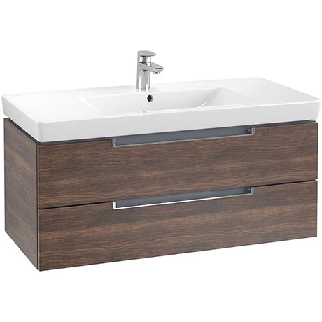 Villeroy and Boch Subway 2.0 Arizona Oak 1000mm Wall Hung 2-Drawer Vanity Unit 3 Villeroy and Boch Subway 2.0 Arizona Oak 1000mm Wall Hung 2-Drawer Vanity Unit