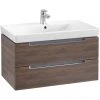 Villeroy and Boch Subway 2.0 Arizona Oak 800mm Wall Hung 2-Drawer Vanity Unit
