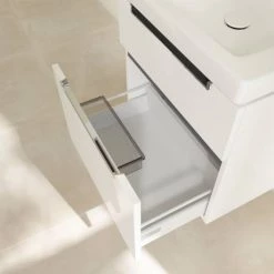 Villeroy and Boch Subway 2.0 Glossy White 600mm Wall Hung 2-Drawer Vanity Unit 11 Villeroy and Boch Subway 2.0 Glossy White 600mm Wall Hung 2-Drawer Vanity Unit -Wall Hung Vanity Units Shop SB2GW600 D3 460