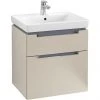 Villeroy and Boch Subway 2.0 Soft Grey 600mm Wall Hung 2-Drawer Vanity Unit -Wall Hung Vanity Units Shop SB2SG600 P