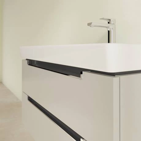 Villeroy and Boch Subway 2.0 Soft Grey 800mm Wall Hung 2-Drawer Vanity Unit 5 Villeroy and Boch Subway 2.0 Soft Grey 800mm Wall Hung 2-Drawer Vanity Unit - Image 3