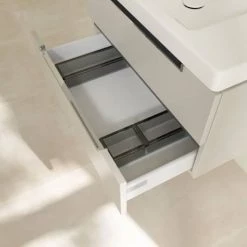 Villeroy and Boch Subway 2.0 Soft Grey 800mm Wall Hung 2-Drawer Vanity Unit 11 Villeroy and Boch Subway 2.0 Soft Grey 800mm Wall Hung 2-Drawer Vanity Unit -Wall Hung Vanity Units Shop SB2SG800 D4 460