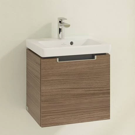 Villeroy and Boch Subway 2.0 Arizona Oak 450mm Wall Hung 1-Drawer Vanity Unit 4 Villeroy and Boch Subway 2.0 Arizona Oak 450mm Wall Hung 1-Drawer Vanity Unit - Image 2