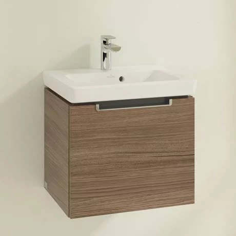 Villeroy and Boch Subway 2.0 Arizona Oak 500mm Wall Hung 1-Drawer Vanity Unit 4 Villeroy and Boch Subway 2.0 Arizona Oak 500mm Wall Hung 1-Drawer Vanity Unit - Image 2