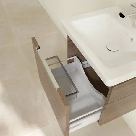Villeroy and Boch Subway 2.0 Arizona Oak 500mm Wall Hung 1-Drawer Vanity Unit 8 Villeroy and Boch Subway 2.0 Arizona Oak 500mm Wall Hung 1-Drawer Vanity Unit - Image 6