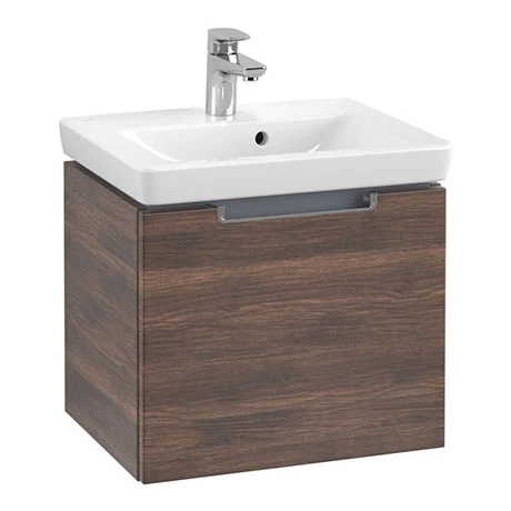 Villeroy and Boch Subway 2.0 Arizona Oak 500mm Wall Hung 1-Drawer Vanity Unit 3 Villeroy and Boch Subway 2.0 Arizona Oak 500mm Wall Hung 1-Drawer Vanity Unit