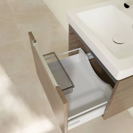 Villeroy and Boch Subway 2.0 Arizona Oak 550mm Wall Hung 1-Drawer Vanity Unit 6 Villeroy and Boch Subway 2.0 Arizona Oak 550mm Wall Hung 1-Drawer Vanity Unit - Image 4