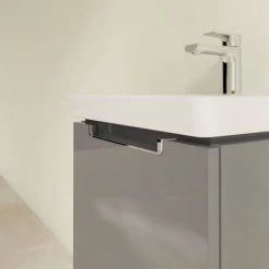 Villeroy and Boch Subway 2.0 Glossy Grey 450mm Wall Hung 1-Drawer Vanity Unit 8 Villeroy and Boch Subway 2.0 Glossy Grey 450mm Wall Hung 1-Drawer Vanity Unit -Wall Hung Vanity Units Shop SBGG440 D2 460